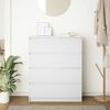 vidaXL Bufetă albă 80x35x99 cm lemn prelucrat