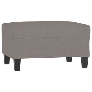 vidaXL Taburet, gri taupe, 70x55x41 cm, material textil