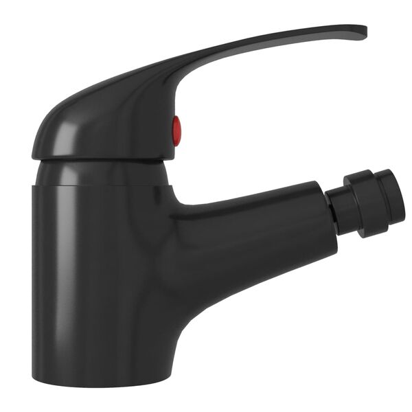 vidaXL Baterie mixer pentru bideu baie, negru, 13x12 cm