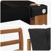 vidaXL Set de canapele de exterior Lemn solid de Acacia și Textilene