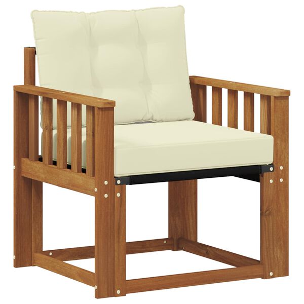 vidaXL Set de canapele de exterior Lemn solid de Acacia și Textilene