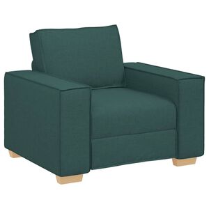 vidaXL Canapea fotoliu verde &icirc;nchis, 100x78x84 cm, material textil