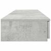 vidaXL Sertare pentru pat cu sertar Gri din beton 135 x 36,5 x 16,5 cm