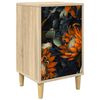 vidaXL Dulap de noapte LOCHEM Stejar Sonoma 36 x 33 x 60 cm
