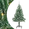 vidaXL Pom de Crăciun artificial cu zăpadă imitată și lumină LED
