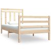 vidaXL Cadru de pat single, 90x190 cm, lemn masiv