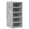 vidaXL Pantofar, gri beton, 31,5x35x70 cm, PAL
