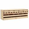vidaXL Cuibar găini cu 5 compartimente, 117x33x38 cm, lemn masiv pin