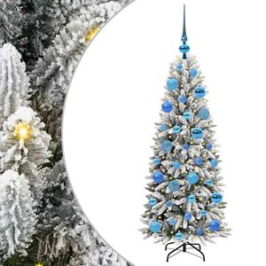 vidaXL Brad de Crăciun artificial Alb 120 cm