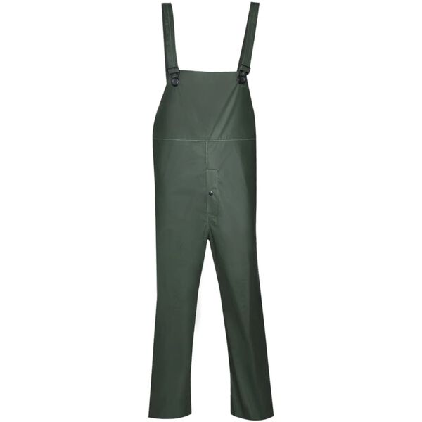 vidaXL Costum de ploaie impermeabil cu glugă, mărime M, verde, 2 piese