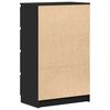 vidaXL dulap, negru, 60x35x98,5 cm, lemn compozit