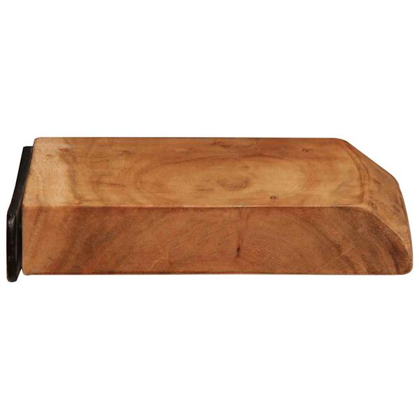 vidaXL Rafturi de perete, 2 buc., 30x20x3,5 cm, lemn masiv de acacia