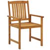 vidaXL Set mobilier de grădină, 9 piese, lemn masiv de acacia