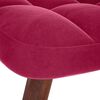 vidaXL Scaun balansoar cu scaun Wine Red Velvet