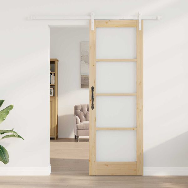 vidaXL Ușă glisantă ORKDAL natural 73,5 x 211 cm