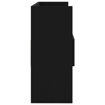 vidaXL Servantă, negru, 105x30x70 cm, PAL
