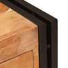 vidaXL Bufet cu sertar Maro 66 x 33 x 70 cm Lemn Solid de Acacia