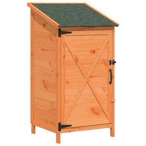 vidaXL Sălaș de grădină Maro 59,5 x 56 x 113,5 cm Lemn de Brad Solid