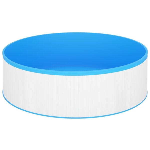 vidaXL Piscină cu valuri, skimmer suspendat cu pompă, alb, 350x90 cm