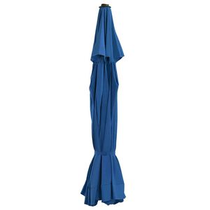vidaXL P&acirc;nză de schimb umbrelă soare exterior albastru azuriu 515 cm