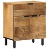 vidaXL Noptiera maro 50x33x60 cm lemn masiv de mango