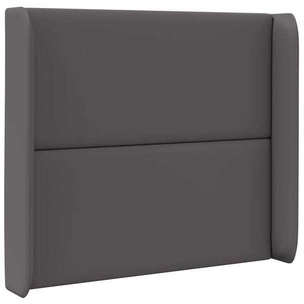 vidaXL Ureche pentru Tăblie Gri 80 x 16 x 4 cm PVC