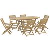 vidaXL Set mobilier de grădină, 7 piese, lemn masiv de acacia