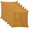 vidaXL Husă pentru pernă 6 pcs HEERLEN Galben 60 x 60 cm
