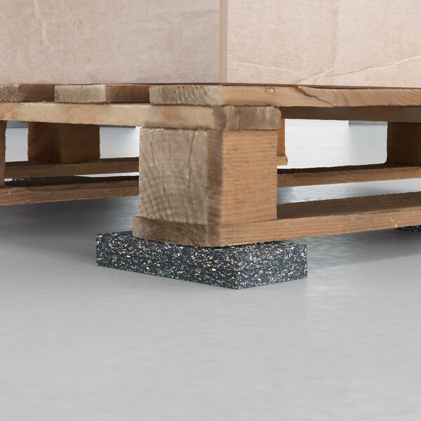 vidaXL Rolex din cauciuc Negru Cauciuc