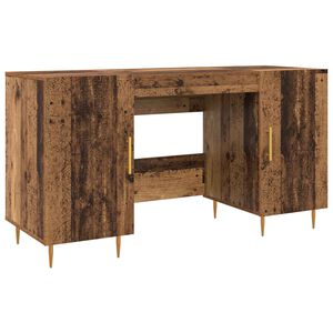 vidaXL Birou Lemn vechi Lemn prelucrat 140 x 50 x 75 cm