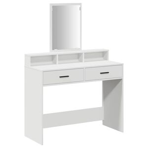 vidaXL Masă de Machiaj Alb 100 x 41 x 140 cm Lemn prelucrat