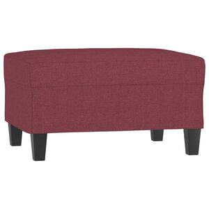 vidaXL Taburet, roșu vin, 70x55x41 cm, material textil