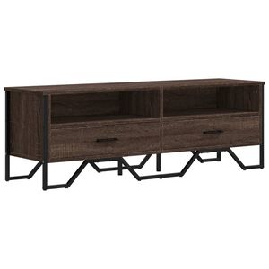 vidaXL Dulap TV, stejar maro, 122x34x41 cm, lemn prelucrat