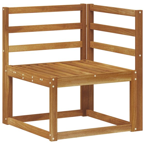 vidaXL Set de canapele de exterior 6 pcs natural Lemn Solid de Acacia