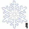 vidaXL Fulger de Crăciun 156 LED-uri albastru 55.5 x 55.5 x 0.75cm PVC