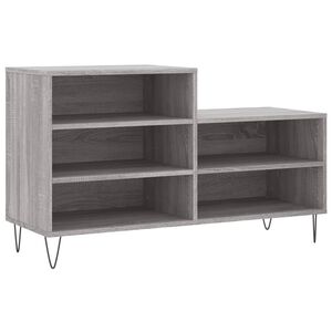 vidaXL Pantofar, gri sonoma, 102x36x60 cm, lemn prelucrat