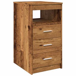 vidaXL Dulap cu sertare, lemn vechi, 40x50x76 cm, lemn compozit