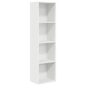vidaXL Bibliotecă, alb, 40x30x152 cm, lemn prelucrat