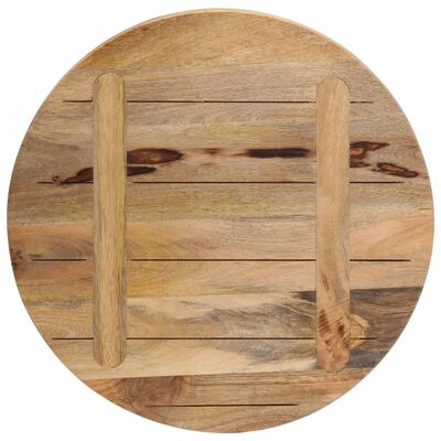 vidaXL Blat de masă rotund, Ø 40x1,5 cm, lemn masiv de mango brut