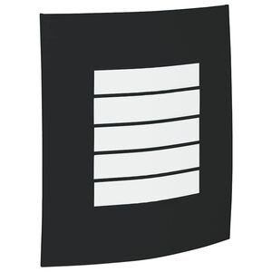 vidaXL Lumină de perete pentru exterior Negru 23,5 x 9 x 26 cm