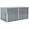 vidaXL Pat &icirc;nalt straturi, 160x80x77, oțel galvanizat, gri