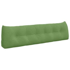 vidaXL Perna pentru spate Verde deschis 180 x 24 x 50 cm Catifea