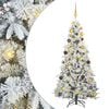 vidaXL Brad de Crăciun artificial cu ramuri articulare Alb 180 cm