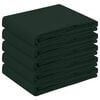 vidaXL Țesătură pentru masă 5 buc. Verde &icirc;nchis 130 x 180 cm Poliester