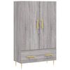 vidaXL Dulap gri Sonoma 69,5x31x115 cm, lemn prelucrat