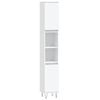 vidaXL Dulap de baie, alb, 30x30x190 cm, lemn prelucrat