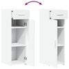 vidaXL Dulap, alb, 30x42,5x93 cm, lemn prelucrat