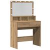 vidaXL Masă de Machiaj Stejar Artizanal 80 x 41 x 134,5 cm