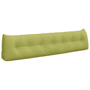 vidaXL Perna pentru spate Verde deschis 200 x 24 x 50 cm țesătură