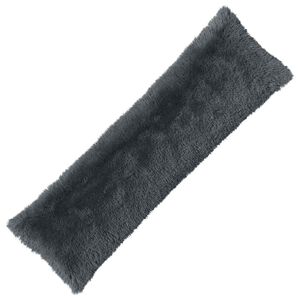 vidaXL Pernă cu pernă HEERLEN Antracit 40 x 145 cm Fleece PV